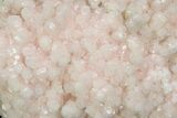 Pink Manganoan Calcite Crystal Cluster - Highly Fluorescent! #350779-3